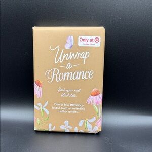 Unwrap a Romance Blind Date Book - Floral Brown Packaging